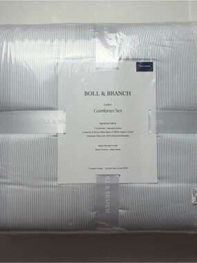 Boll & Branch Cotton Comforter Set - TWIN